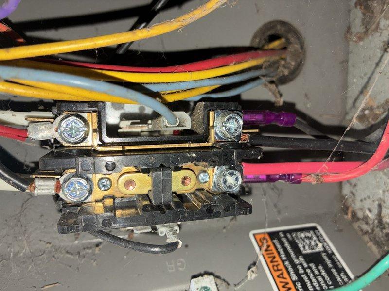 Completed MVP cooling maintenance visit on HVAC system. Performed comprehensive inspection of electrical components, including terminal blocks, capacitor, and all wire connections. Documented current condition of unit with interior and exterior electrical assembly showing normal wear patterns consistent with regular operation. All connections verified secure and system operating within normal parameters.