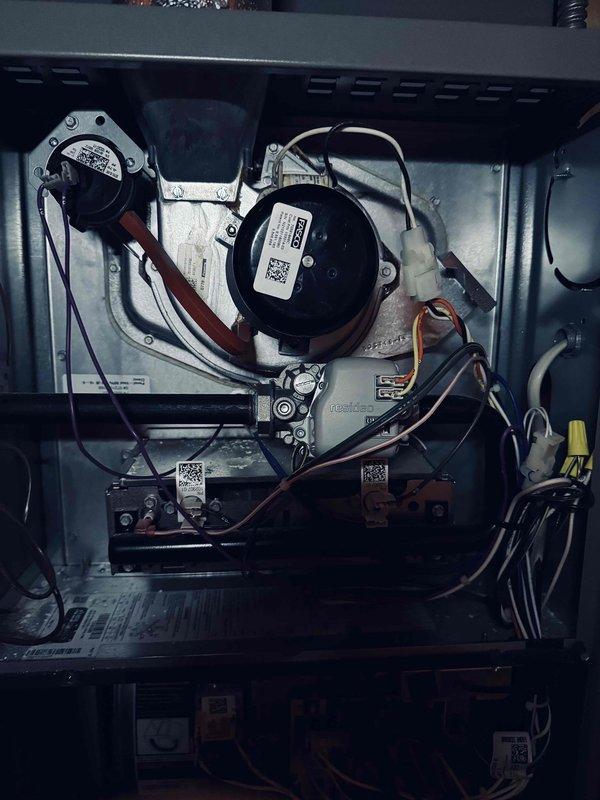 Completed comprehensive tune-up on 5-year-old HVAC system per customer request. Installed customer-supplied air filter and performed full system inspection including capacitor, blower motor assembly, and all electrical connections. All components found to be operating within normal parameters with no immediate service needs identified.