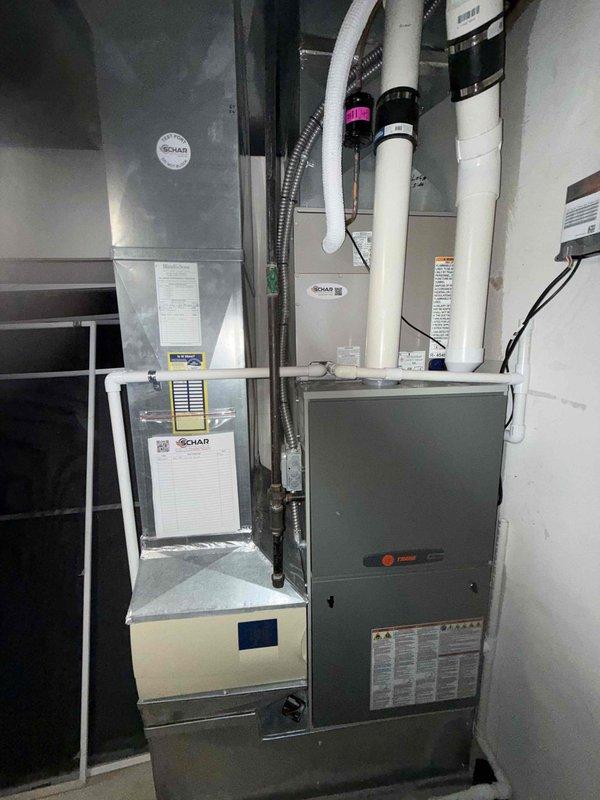 Completed comprehensive tune-up on 16-year-old residential air conditioning system. Performed standard maintenance procedures on outdoor condenser unit and indoor air handler, including inspection of all major components, electrical connections, and refrigerant levels. System operational and functioning within normal parameters upon completion.