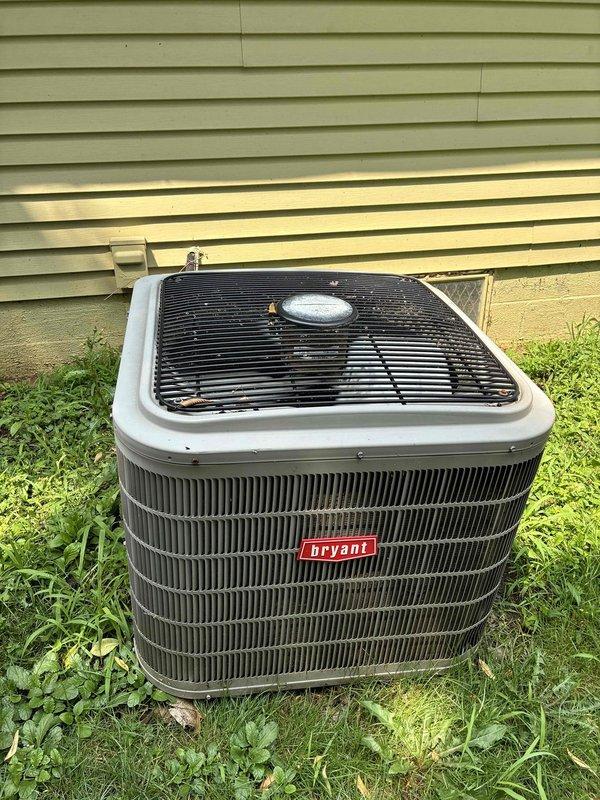 Completed scheduled MVP cooling maintenance on 15-year-old Bryant air conditioning system. Performed comprehensive system inspection, verified operational parameters, and documented supply air temperature at 53°F. Unit operating within normal specifications with no deficiencies noted at time of service.