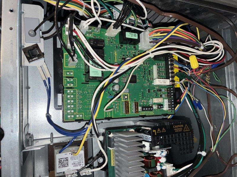 Completed MVP recurring cooling maintenance visit. Performed comprehensive inspection of evaporator coil assembly, which showed clean condition with proper panel alignment and adequate airflow spacing between heat exchanger fins. Inspected main control board and electrical components within the system housing, verifying all wire connections, circuit integrity, and proper operation of the PCB with associated relays, capacitors, and integrated circuits. All electronic controls, thermal management components, and wiring harnesses found to be in good working condition with no signs of wear or deterioration requiring immediate attention.