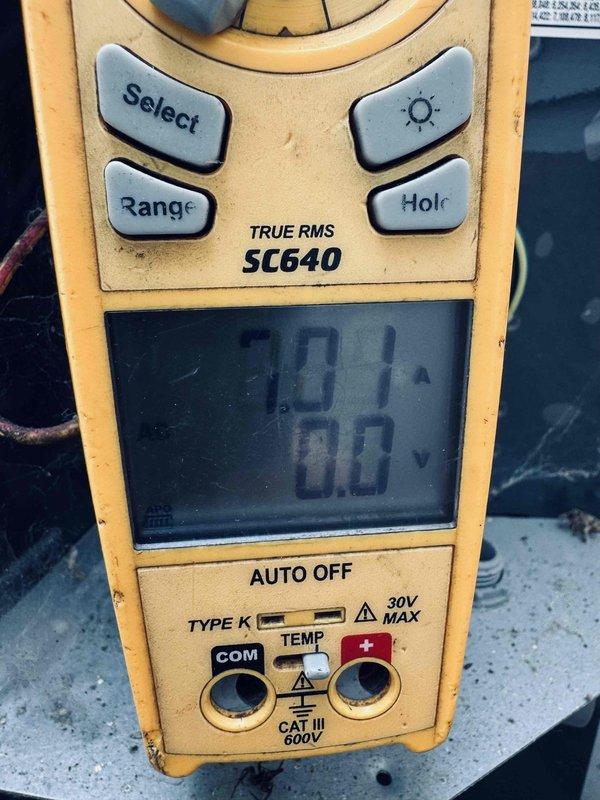 Performed routine annual cooling system maintenance on residential air conditioning unit for homeowner who has occupied property for one year. Conducted comprehensive system inspection including electrical diagnostics using digital multimeter to verify proper voltage and amperage readings at control board. Inspected furnace-mounted circuit board and control components, confirming all wire connections, terminals, and relays were secure and functioning correctly. All cooling system parameters measured within normal operating specifications, and unit is operating efficiently for the upcoming cooling season.