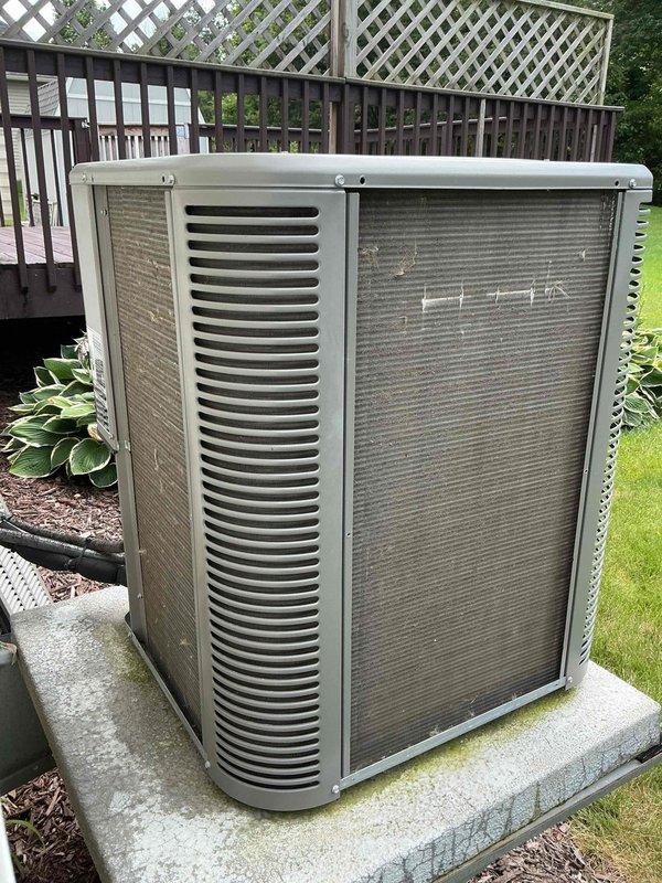 Completed MVP cooling maintenance visit on residential air conditioning system. Performed comprehensive inspection of outdoor condenser unit and internal electrical components, documenting equipment condition with photographs. Verified proper wiring connections at control relay, checked refrigerant line integrity, and confirmed unit operational status. System operating within normal parameters.
