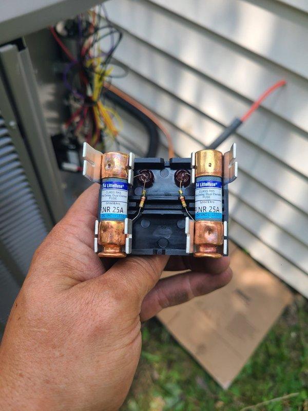 Completed installation of 80% efficiency furnace and air conditioning system in attic location. Installed new furnace unit with proper venting and exhaust piping, connected gas lines with appropriate securing, and integrated air handler with metallic supply ductwork. Installed outdoor condensing unit with proper electrical connections including 25-amp fused disconnect, ran refrigerant lines between indoor and outdoor equipment, and verified all electrical wiring and safety controls are functioning correctly per manufacturer specifications.