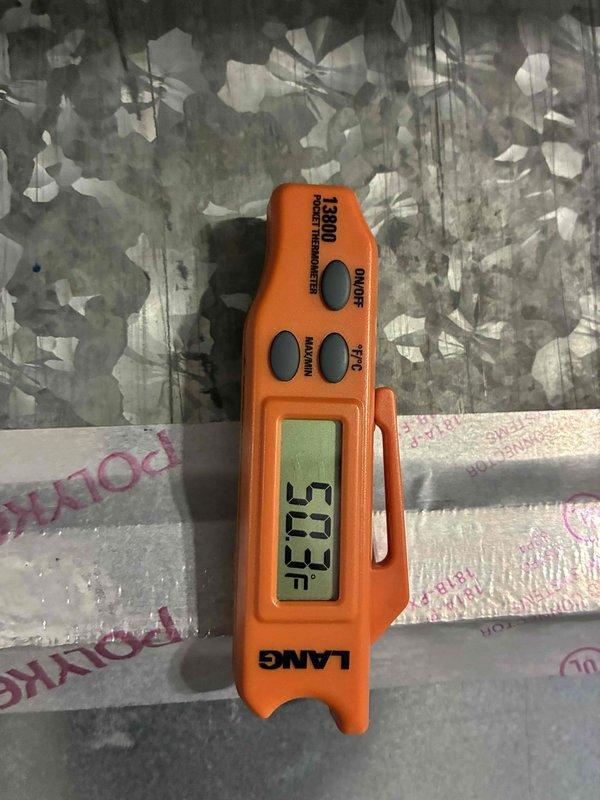 Completed scheduled preventive maintenance on a 3-year-old residential air conditioning system. Performed comprehensive inspection of outdoor condensing unit, including cleaning of condenser coils which showed moderate dirt and debris accumulation. Measured system temperatures and verified proper refrigerant levels and operating pressures. All components functioning within normal parameters, and unit is operating efficiently for the cooling season.