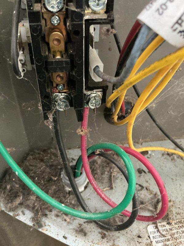 Completed comprehensive AC tune-up on 6-year-old Lennox condensing unit. Performed standard maintenance including inspection of electrical connections, cleaning of condenser coil, verification of proper operation, and system documentation through photos of outdoor unit and electrical panel.