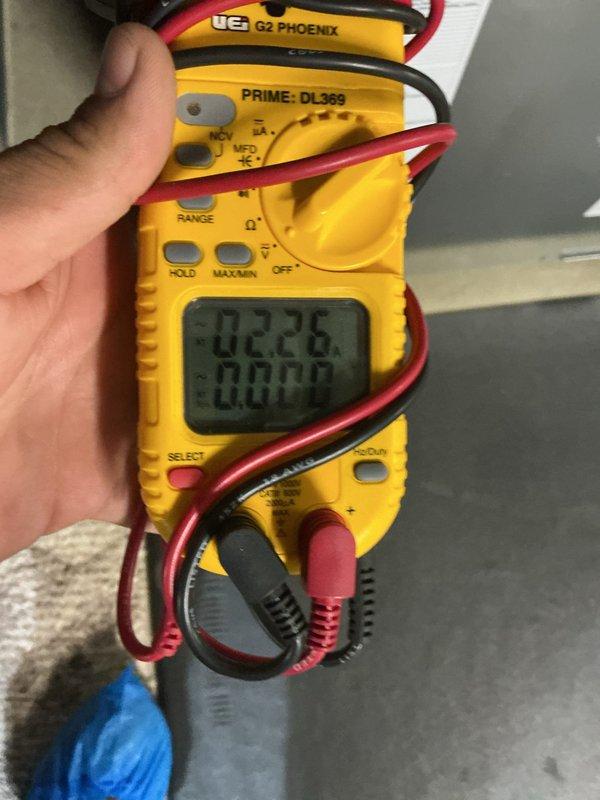 Completed annual MVP cooling maintenance visit on 1-year-old system. Performed comprehensive diagnostic testing using digital multimeter to measure electrical parameters and infrared thermometer to assess temperature differentials across system components. All readings within normal operating specifications, confirming proper system performance and efficiency.