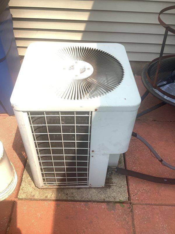 Conducted comprehensive estimate for complete HVAC system replacement in medium-sized residential property. Assessed existing aging outdoor condensing unit showing significant weathering and deterioration, along with basement-installed natural gas furnace requiring replacement. Recommended Lennox vertical upflow/downflow gas furnace and air conditioning system appropriately sized for 1500-3000 square foot application, documented existing equipment condition through photographic assessment, and provided customer with replacement options for dual heating and cooling system upgrade.