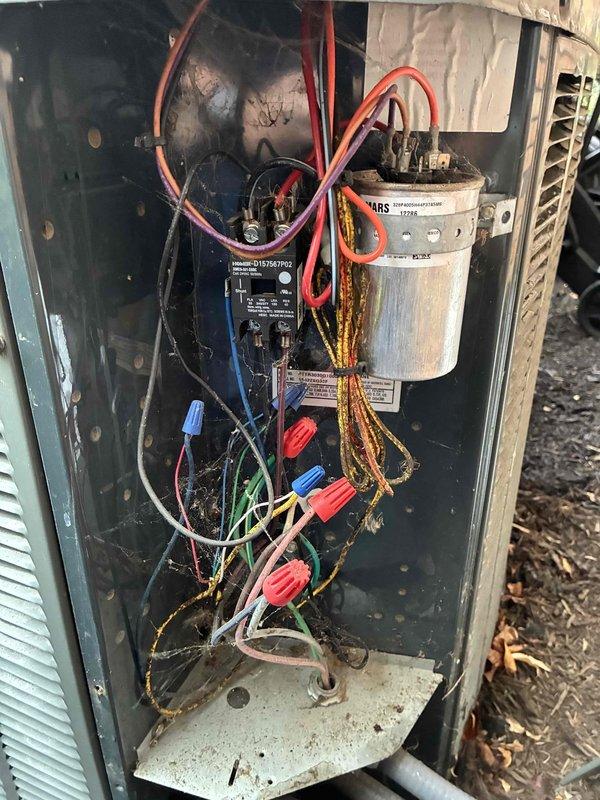 Completed comprehensive preventive maintenance tune-up on a 10-year-old Trane air conditioning system. Performed full system inspection including electrical connections, capacitor testing, refrigerant line evaluation, and condenser unit examination. All components found operating within normal parameters with no issues identified; unit cleared for continued service.