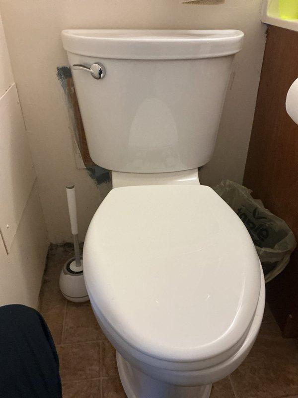 Completed full replacement of 40-gallon water heater to address failed expansion tank and aging 12-year-old unit. Performed complete rebuild of toilet tank assembly including new fill valve, flush valve, and flapper to resolve continuously running toilet issue. Replaced stripped basket strainer and tubular assembly at laundry sink to restore proper drainage and eliminate leaks.