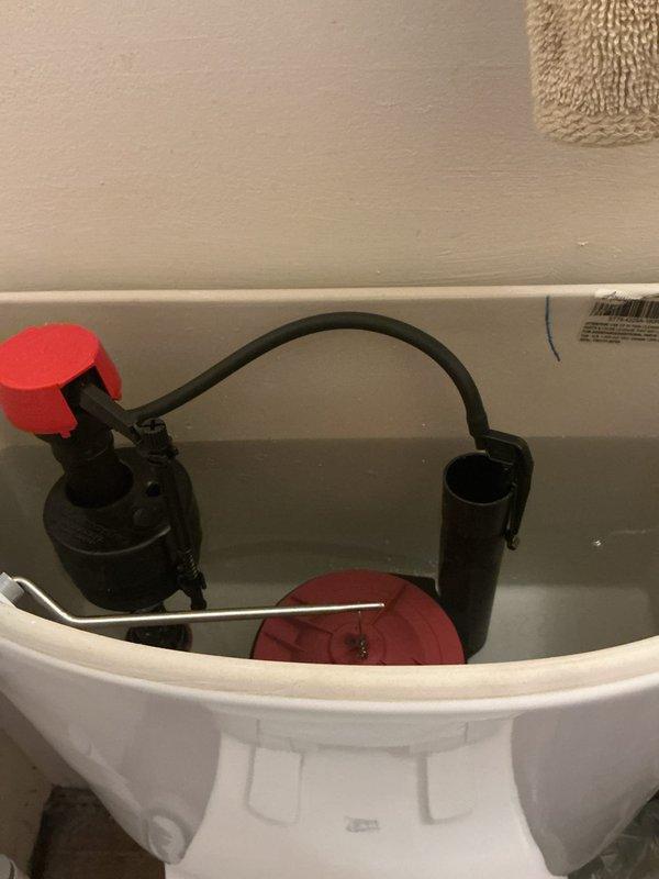 Completed full replacement of 40-gallon water heater to address failed expansion tank and aging 12-year-old unit. Performed complete rebuild of toilet tank assembly including new fill valve, flush valve, and flapper to resolve continuously running toilet issue. Replaced stripped basket strainer and tubular assembly at laundry sink to restore proper drainage and eliminate leaks.