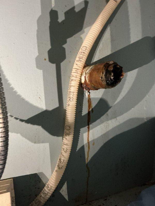 Responded to a recurring kitchen sink blockage affecting both basins. Upon inspection, discovered the issue had persisted despite a previous service call that addressed a faucet repair. Accessed plumbing system through crawl space to diagnose drainage obstruction. Identified corroded copper fittings and compromised drainage connections contributing to the blockage. Cleared the clog and assessed the condition of supply lines and drainage components to prevent future occurrences.