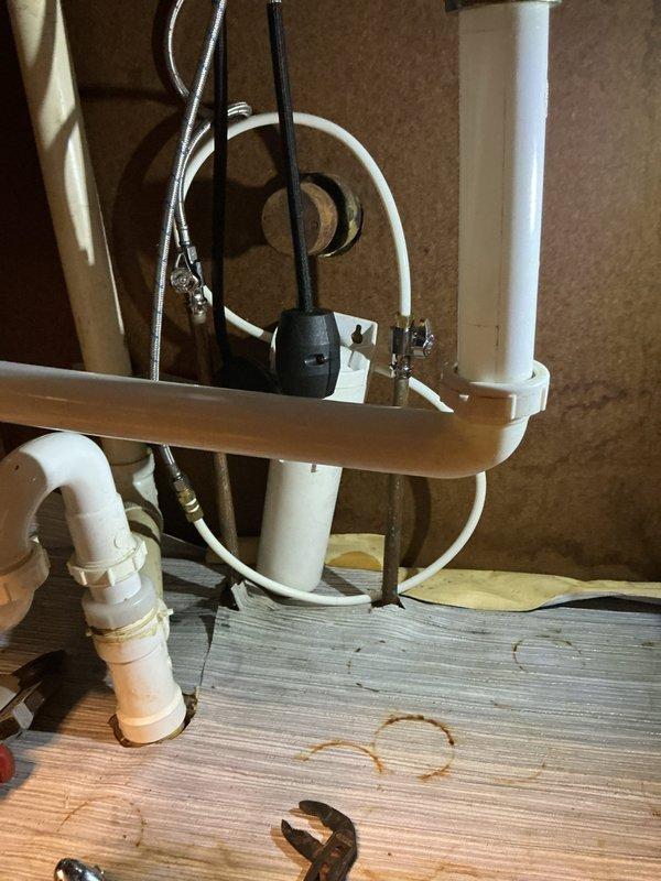 Replaced worn shutoff valves under kitchen sink due to age and deterioration. Removed existing supply line connections and old compression-style valves from hot and cold water supply lines. Installed new quarter-turn ball valves with proper compression fittings to ensure leak-free operation. Reconnected flexible braided supply lines to faucet assembly and tested all connections under full water pressure. Verified proper valve operation and checked for leaks at all connection points. System restored to full functionality with improved shutoff capability for future maintenance access.