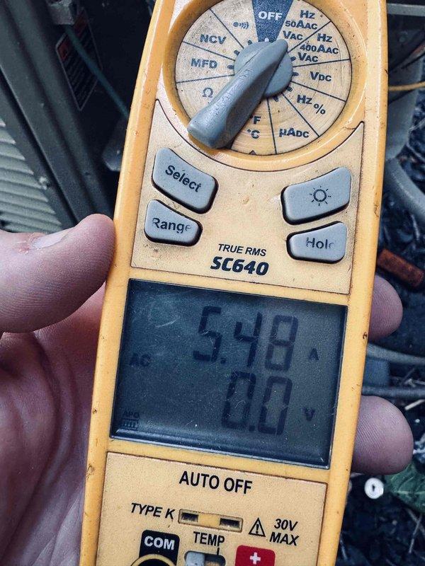 Responded to no cooling call on 4-year-old attic air conditioning unit. Upon inspection, found outdoor condenser coil heavily contaminated with dirt, dust, and debris accumulation, significantly restricting airflow and reducing heat transfer efficiency. Measured system operating pressures and confirmed elevated head pressure due to restricted condenser airflow. Diagnosed dirty condenser coil as primary cause of cooling failure and recommended thorough coil cleaning to restore proper system operation.
