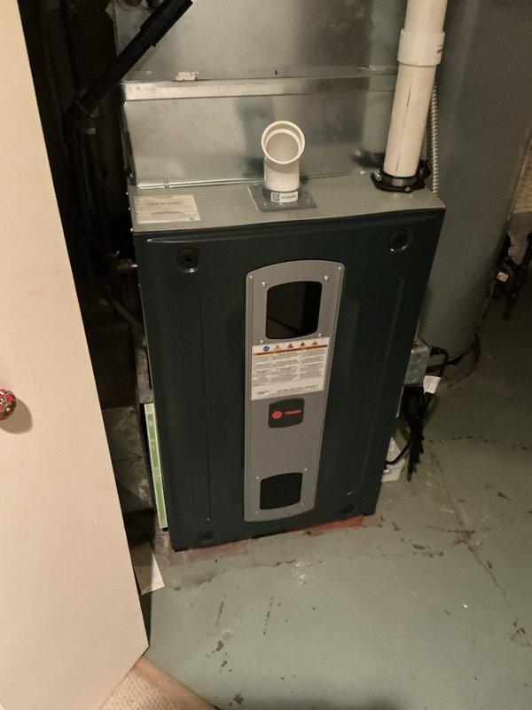 Completed scheduled MVP cooling maintenance visit at residential property. Performed comprehensive inspection of air handler unit in basement, verifying proper operation of all system components, checking refrigerant levels, and inspecting electrical connections at exterior junction box. All equipment found to be operating within normal parameters with no deficiencies noted.