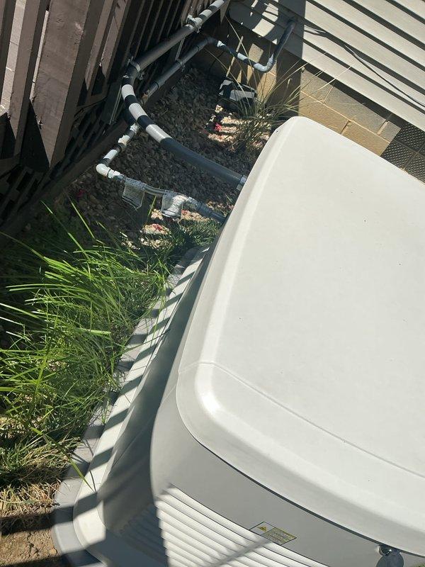Returned to residential property to complete installation of hole caps on Generac backup generator unit that were inadvertently omitted during initial installation. Parts were previously ordered from manufacturer and received in shop. Successfully installed all required hole caps to properly seal generator enclosure openings, ensuring protection from weather intrusion and maintaining manufacturer specifications for the unit.