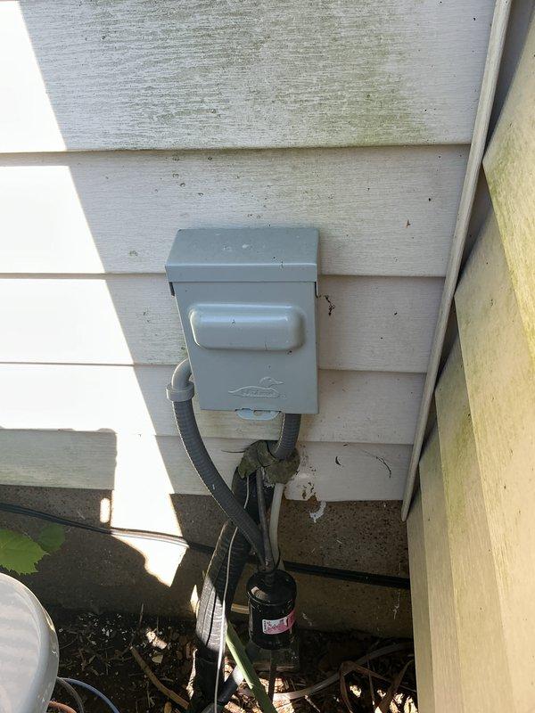 Completed MVP cooling maintenance visit on residential HVAC system. Performed standard preventive maintenance inspection of outdoor condensing unit, verifying proper operation of electrical components including contactor, capacitor, and associated wiring connections. All electrical connections found secure with no visible signs of deterioration or overheating. Documented equipment condition through photographic records showing electrical disconnect box and outdoor unit components in serviceable condition.