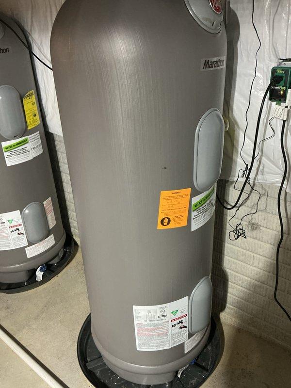 Performed routine maintenance flushing on two 1000-gallon tanked water heaters to remove sediment buildup and maintain optimal heating efficiency. Both Marathon units were successfully drained, flushed, and refilled, with all connections inspected for leaks and proper operation upon completion.