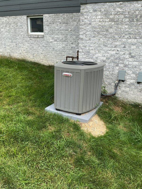 Responded to no cooling complaint on Lennox air conditioning system. Diagnosed and addressed printed circuit board (PCB) failure affecting system operation. Technician completed necessary repairs to restore cooling functionality. Customer advised that failed inspection items identified during service call require separate scheduling with appropriate personnel, as these issues fall outside the scope of the immediate no-cool service request.