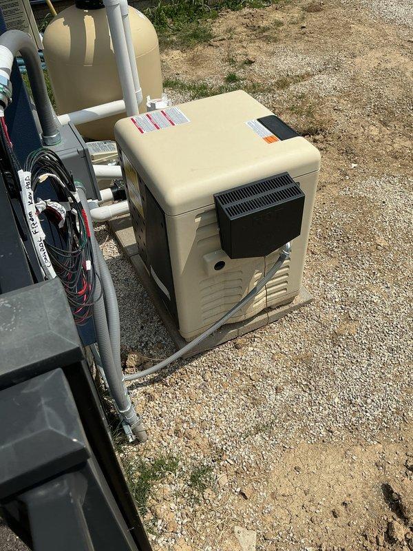Installed approximately 40 feet of gas line to supply a pool heater. Routed gas piping from existing service equipment along building exterior to heater location, ensuring proper connections and compliance with gas fitting standards.