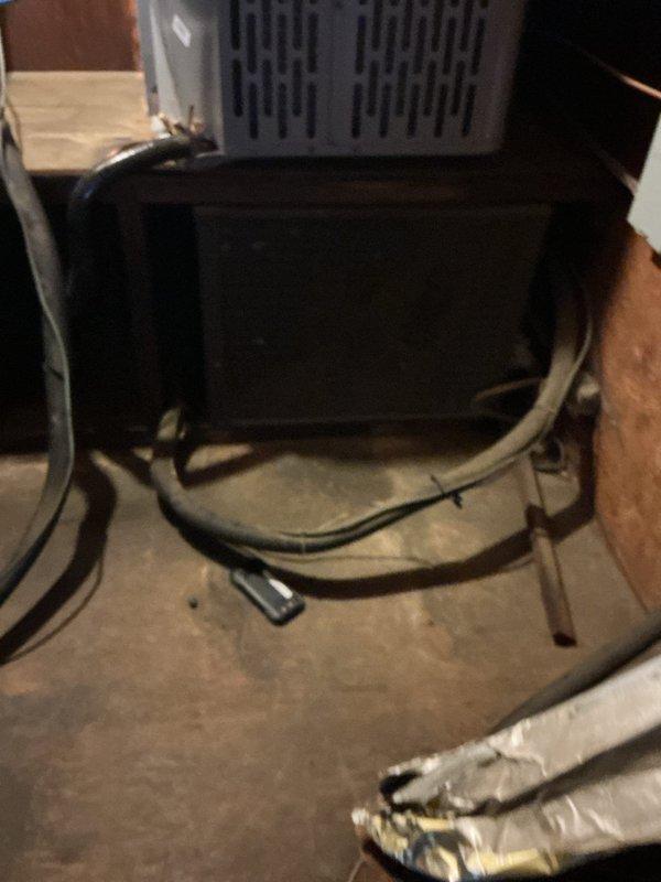 Completed MVP Cooling Visit performing routine maintenance on residential HVAC system. Inspected and accessed return air grille, verified proper filter installation and condition, and examined air handler unit in attic space with connected ductwork and flexible supply lines to ensure optimal system performance and airflow.