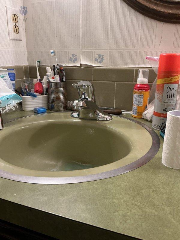 Replaced shutoff valves and supply lines for two bathroom lavatories. Installed new chrome single-handle faucets on both sinks, ensuring proper water flow and leak-free connections. All fixtures tested and operational upon completion.