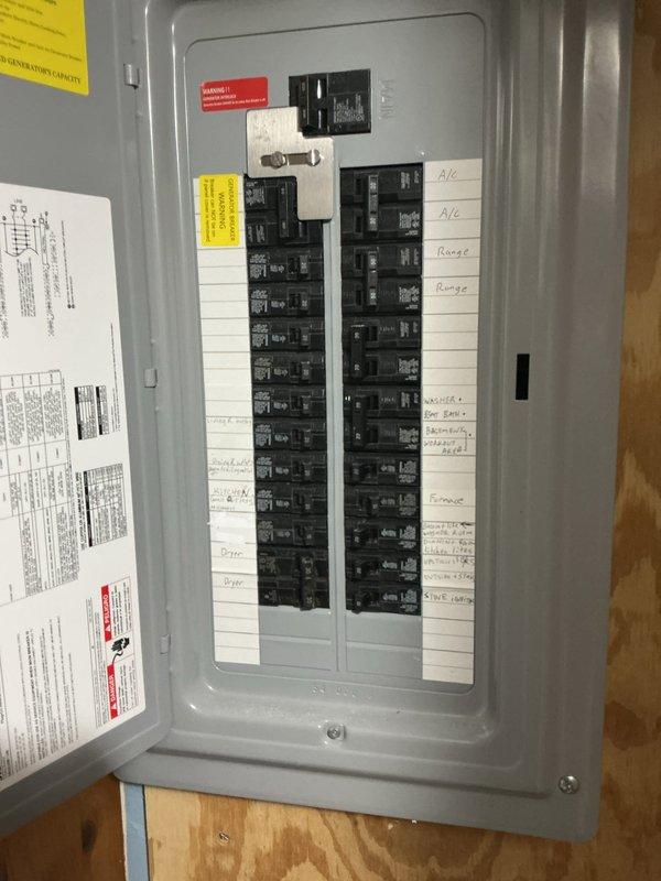 Installed new 480-volt AC circuit with proper conduit routing and panel integration. Ran metallic flexible conduit from breaker panel to AC unit location, securing all runs to structural elements per code requirements. Updated panel directory with clear circuit identification and verified all connections for proper voltage and load capacity.