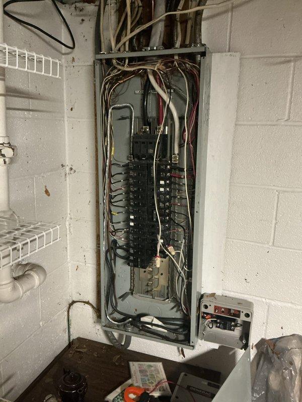 Responded to no cooling issue caused by loss of electrical power. Inspected main electrical panel and distribution system, identified tripped breaker or power supply interruption affecting HVAC equipment. Reset affected breaker, verified proper voltage and amperage at panel, and confirmed power restoration to cooling system. Tested all connections and verified system returned to normal operation.