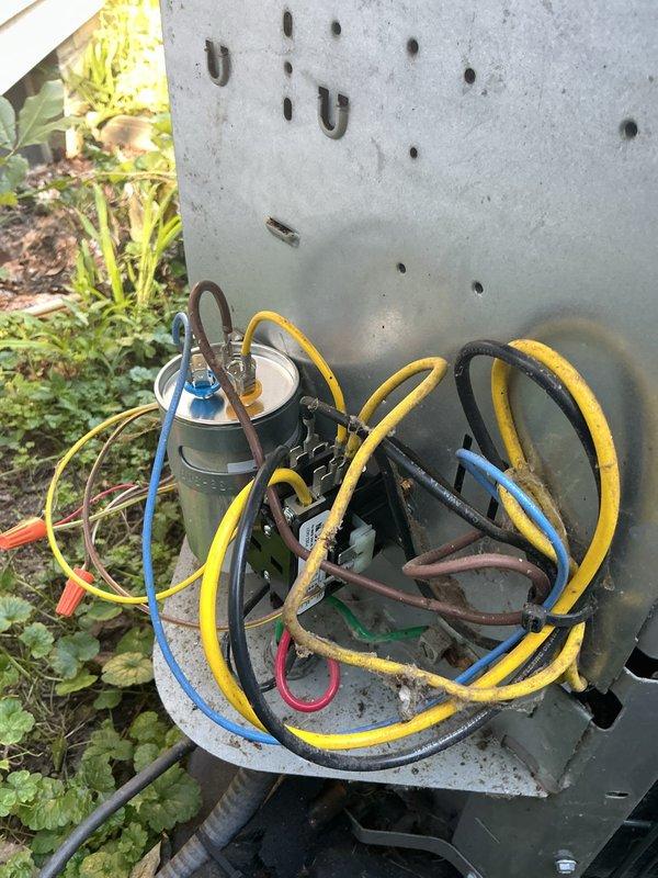 Responded to no-cool service call on 3-year-old Heil central air conditioning system. Upon arrival, confirmed outdoor condensing unit was not starting. Performed electrical diagnostics and identified failed contactor preventing compressor and condenser fan motor operation. Removed access panel, disconnected power, and replaced defective contactor with new unit. Verified all electrical connections were secure, restored power, and tested system operation. Unit started successfully with compressor and condenser fan running properly. Confirmed adequate amperage draw on both components and proper voltage at contactor terminals. System cooling normally at time of departure.