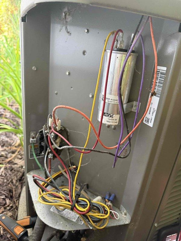 Completed scheduled MVP cooling maintenance on 9-year-old air conditioning system. Performed comprehensive inspection of blower wheel assembly and electrical components including capacitor and control board. Verified proper operation of all system components, checked electrical connections, and confirmed unit is functioning within normal parameters for continued reliable cooling performance.