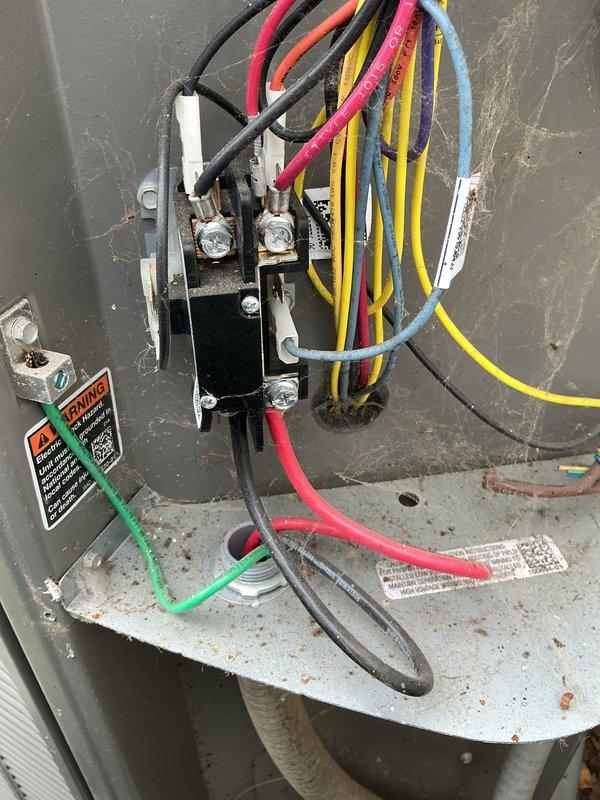 Completed routine cooling maintenance on a 9-year-old Lennox AC system. Inspected furnace and air handler components in basement mechanical room, checked electrical connections and contactor in disconnect box, verified proper operation of all system components including ductwork and PVC condensate piping. System operating properly with no issues found; all components within normal parameters.