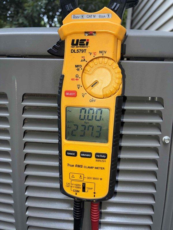 Completed preventive maintenance on a 1-year-old cooling system as part of scheduled maintenance program. Performed comprehensive system inspection, verified electrical parameters and temperature readings using digital clamp meter, and confirmed all components operating within manufacturer specifications. Updated customer contact information in service records as requested.