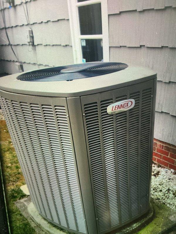 Responded to service call for noisy AC fan operation. Upon inspection, found the condenser fan blade assembly required attention on the Lennox outdoor unit. Removed and inspected the fan blade assembly, which showed signs of wear causing the operational noise. Replaced the defective fan blade component and verified proper clearance and balance. Unit tested successfully with normal operation restored and no abnormal sounds detected.