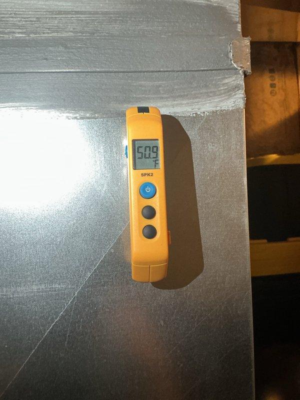 Completed MVP cooling maintenance visit on two residential systems. Performed comprehensive inspection and maintenance on both units: a newer 1-year-old system and an older 10-year-old system. Inspected refrigerant lines, verified TXV operation, and documented system conditions with thermal imaging showing supply air temperature of 50.9°F, indicating proper cooling performance. Both systems operating within normal parameters at time of service.