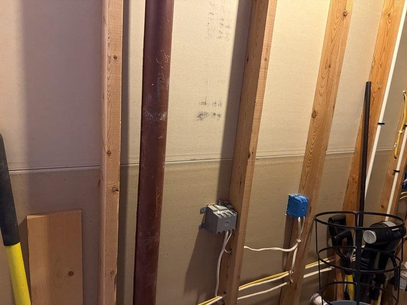 Replaced non-functional electrical outlets in both upstairs and downstairs kitchen areas. Accessed electrical systems through utility corridor, verified proper wiring connections, and installed new receptacles to restore power to affected locations. All outlets tested and confirmed operational upon completion.