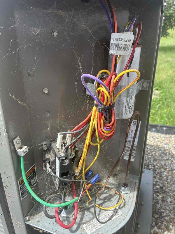 Completed scheduled cooling maintenance visit from 2023. Performed system diagnostics and temperature measurements, recording supply air temperature at 51.5°F. Inspected outdoor condensing unit, verified electrical connections, capacitor condition, and overall system operation to ensure proper cooling performance.