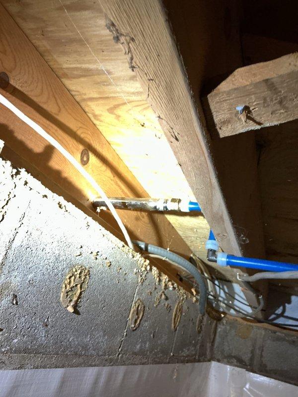 Replaced exterior hose bib with premium frost-free sillcock per customer request. Accessed supply line from interior attic space, installed new fixture through exterior wall, and tested for proper operation and leak-free connections.
