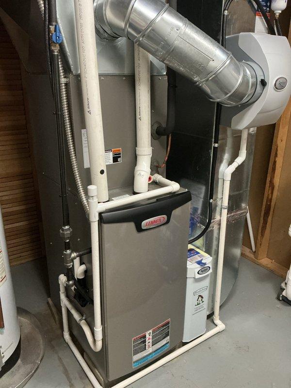 Completed MVP cooling maintenance visit on 3-year-old Lennox system. Performed comprehensive inspection of outdoor condenser unit and indoor furnace, verified proper operation of all components, checked refrigerant levels, cleaned coils, and inspected electrical connections. System operating within manufacturer specifications with no issues found.