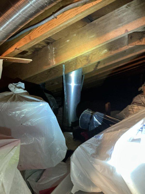 Completed installation of new laundry box for customer per service request. Accessed work area through attic/crawl space and routed necessary plumbing connections to designated laundry location. Installation completed successfully and system tested for proper operation.