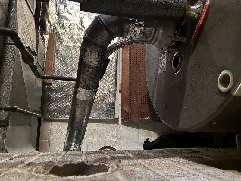 Responded to service call regarding concerns about furnace installation after gas company visit. Performed comprehensive inspection of Bryant furnace system and associated components including gas connections, venting, and ductwork. Confirmed no gas leaks present and verified all installation parameters meet manufacturer specifications and local code requirements. Documented system condition with photos showing proper furnace mounting, correctly installed PVC venting, appropriate ductwork connections, and compliant gas piping. Advised customer that installation is safe and functional with no corrective action required at this time.