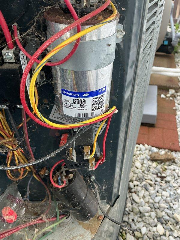 Performed preventative maintenance tune-up on a one-year-old single-zone ductless mini-split system. Inspected indoor wall-mounted air handler unit located in bedroom and outdoor condensing unit with Copeland compressor. Verified electrical connections, checked capacitor condition and ratings, cleaned components as needed, and confirmed system operation. All equipment found to be functioning within normal parameters with no additional repairs required at this time.