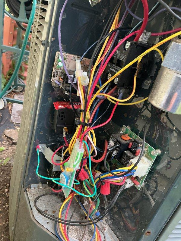 Completed comprehensive tune-up on 2-year-old air conditioning system, including inspection of electrical components, contactors, control boards, and all wiring connections within the outdoor unit. Installed complimentary carbon monoxide detector and verified system cooling operation during 9-1 window appointment.