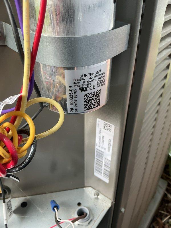 Completed preventive maintenance inspection on residential cooling system for MVP customer with 2-year-old Trane XV95 furnace and associated air conditioning equipment. Performed comprehensive system evaluation including inspection of indoor air handler components, electrical connections, capacitor functionality, and condensate drainage system. All equipment found operating within normal parameters; verified proper voltage readings at 440V capacitor, checked wire connections and securing mechanisms, and confirmed adequate airflow through ductwork. System tested and left in proper working condition.