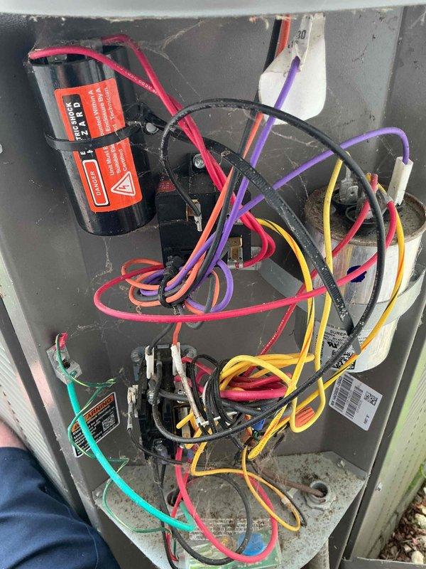 Completed preventive maintenance cooling visit on 8-year-old Lennox air conditioning unit. Performed comprehensive system inspection including electrical components, capacitor, contactor, and wiring connections. Documented unit condition and verified proper operation of all components. System is functioning within normal parameters and ready for continued service.