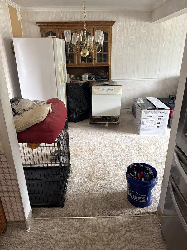 Completed water line connections for dishwasher and refrigerator installation that previous installer declined due to existing copper supply lines. Successfully connected both appliances to residential water supply system, ensuring proper function and leak-free operation.