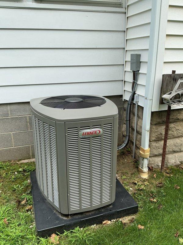 Responded to service call for air conditioning error code related to water panel. Upon inspection of the indoor furnace unit and outdoor Lennox condenser, replaced the humidifier water panel evaporator pad on the HVAC system. Cleared the error code and verified proper system operation. Unit tested and confirmed functioning normally with no further fault codes displayed.