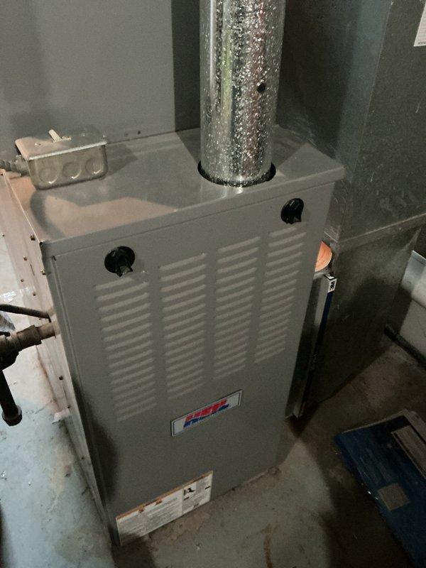 Completed scheduled MVP cooling maintenance visit on residential HVAC system. Performed comprehensive inspection of furnace unit and air handling equipment, verified proper operation of all components, and documented system temperatures using calibrated digital thermometer. All equipment found operating within normal parameters with no issues identified during this preventive maintenance service.