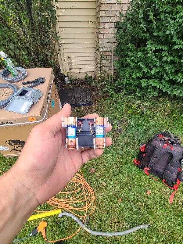 Completed installation of 80% efficiency furnace and air conditioning system. Installed liquid line filter drier on outdoor condensing unit per manufacturer specifications, ensuring proper refrigerant flow protection. System tested and verified operational.