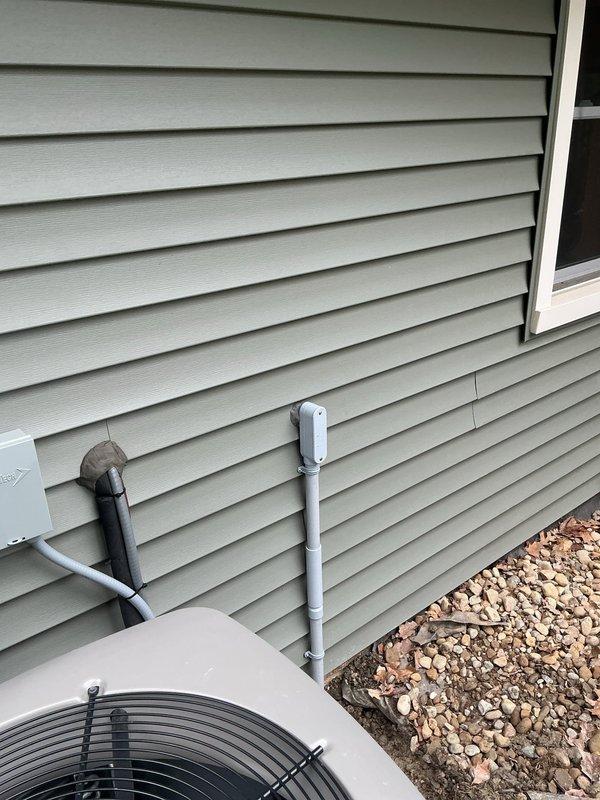 Completed electrical service for pool heater installation requiring proper circuit protection. Identified that a 50A breaker was initially installed for a 20A pool heater, necessitating replacement with the correct 20A GFCI breaker to meet code requirements and manufacturer specifications. Wired pool heater from disconnect to panel with appropriate gauge conductors and installed proper GFCI circuit protection. Trench backfilling scheduled for completion upon return visit.
