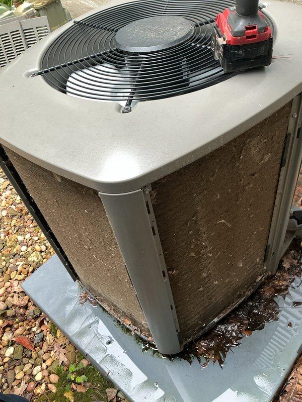 Performed comprehensive preventive maintenance on a 6-year-old residential air conditioning system with no reported issues. Conducted complete system inspection including electrical testing of contactors, relays, and control components using calibrated multimeter to verify proper voltage and amperage readings within manufacturer specifications. Inspected outdoor condenser unit, noting normal wear consistent with age, verified fan motor operation, and assessed overall system performance to ensure efficient cooling operation for the upcoming season.